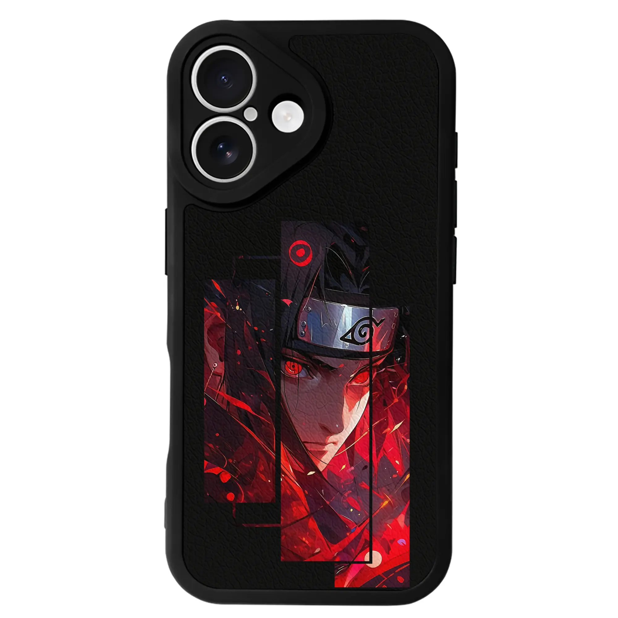 ナルト グッズ うちは イタチ - IPhone 16シリーズ対応 ・ シリコンスマホケース ・ レザー調 ・ 高精度フィット ・ 耐衝撃 ・ ワイヤレス充電対応 ・ 精密カット